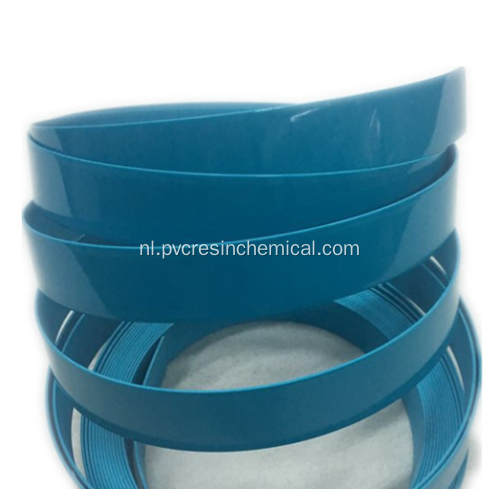 PVC zilverkleurige randbandtape